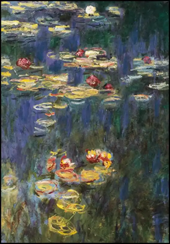 Voordeelprijs Ansichtkaart PC064 – Groene weerspiegeling, Claude Monet