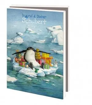 Kerstkaartenset + 11 stickers – Ingrid en Dieter Schubert, set 10 kaarten Lage Kosten