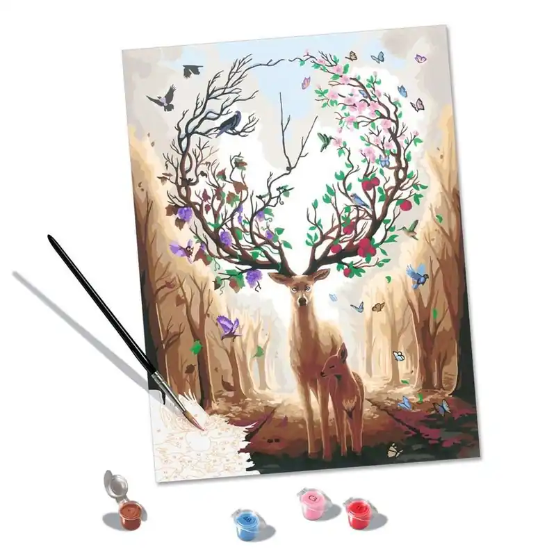 Ravensburger schilder op nummer CreArt – Magnificent encouter Alleen Vandaag