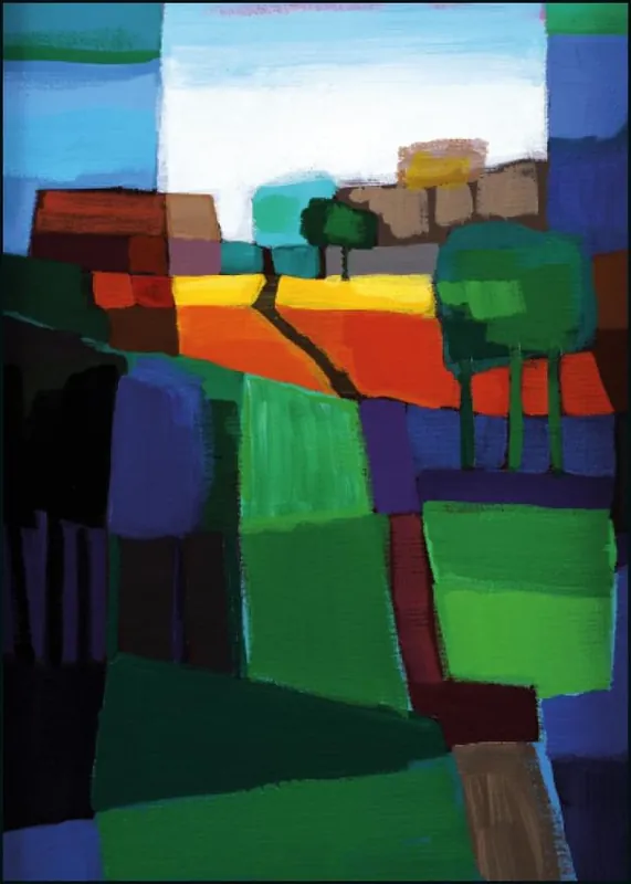 Fabrieksprijs Ansichtkaart HC280 – Wandelpad, 1999, Ton Schulten