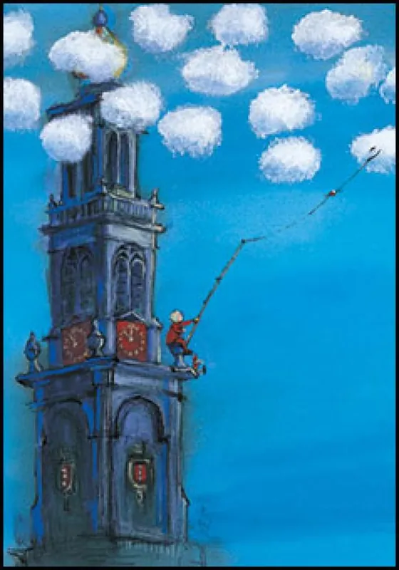 Express Levering Ansichtkaart – Marit Tornqvist – jij bent de liefste, wolken