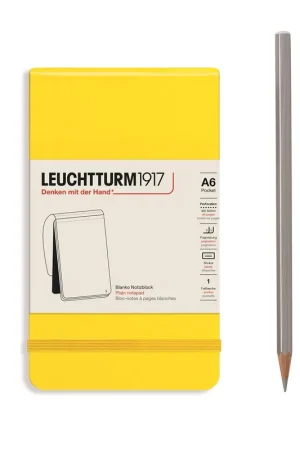 Leuchtturm1917 notepad – plain – lemon Finale Uitverkoop