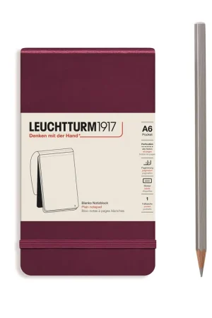 Aanbieding Leuchtturm1917 notepad – plain – port red