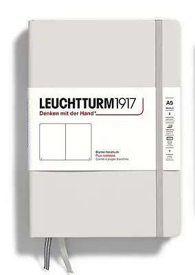 Premium Leuchtturm1917 medium – plain – light grey