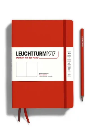 Leuchtturm1917 medium – plain – fox red Gecertificeerd