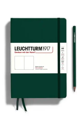 Exclusieve Aanbieding Leuchtturm1917 medium – plain – forest green