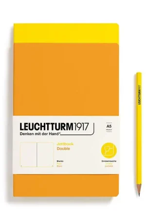 Beste Prijs Leuchtturm1917 jottbook A5 – blanco – yellow/rising sun