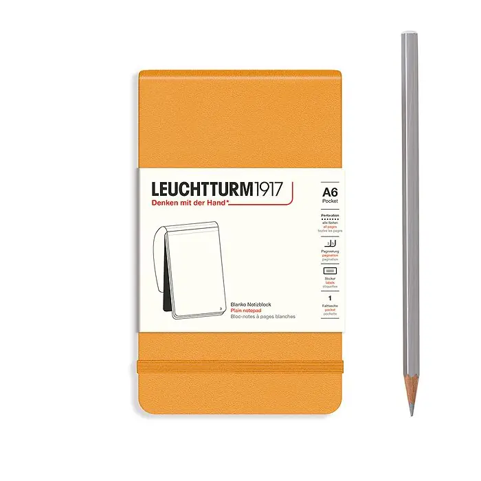 Beste Prijs Leuchtturm1917 notepad – plain – rising sun