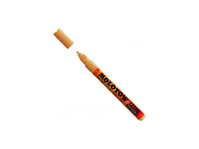 Merkproduct Molotow acrylmarker 2mm – 208 okerbruin licht