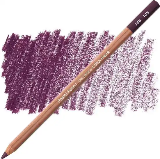 Caran d'ache pastelpotlood plum 105 Tijdelijk Beschikbaar