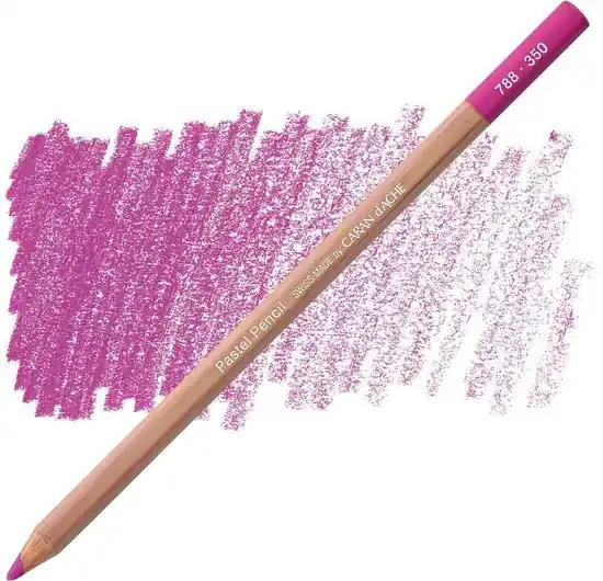 Caran d'ache pastelpotlood Purplish red 350 Bestseller
