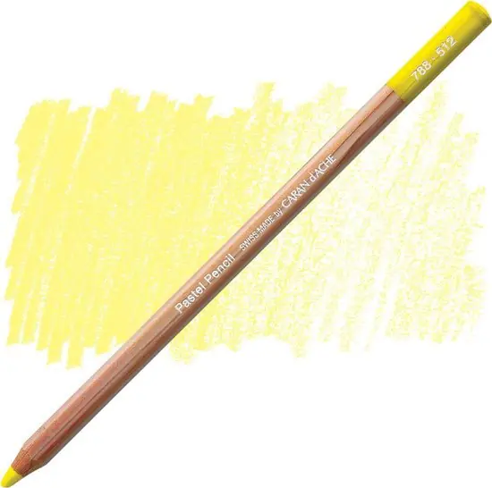 Shop Nu Caran d'ache pastelpotlood – 512 light cadmium yellow