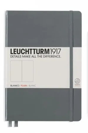 Leuchtturm1917 medium plain anthracite Direct Verzonden