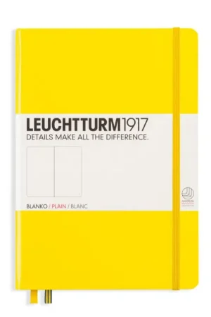 Premium Leuchtturm1917 medium plain lemon