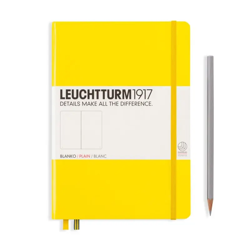 Premium Leuchtturm1917 medium plain lemon