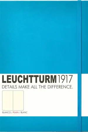 Leuchtturm1917 medium plain azure Gereduceerde Prijs