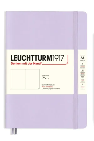 Leuchtturm1917 soft cover medium A5 – plain – lilac Nieuw