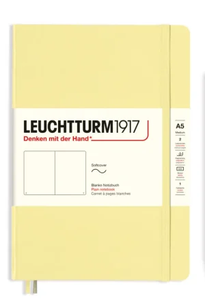 Leuchtturm1917 soft cover medium A5 – plain – vanilla Bestel Nu