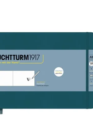 Merkproduct Leuchtturm1917 Sketch book 150gr medium landscape – pacific