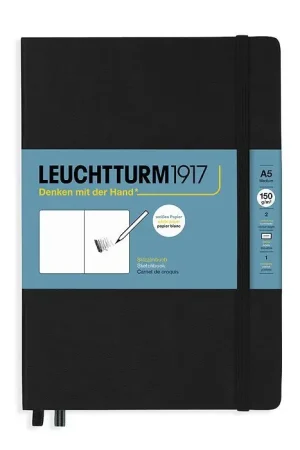 Koop Online Leuchtturm1917 Sketch book 150gr medium – black