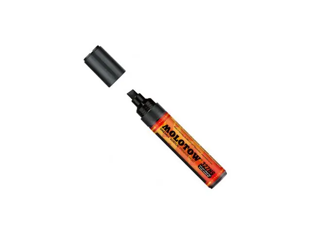 Molotow acrylmarker 8mm – 180 zwart Favoriet