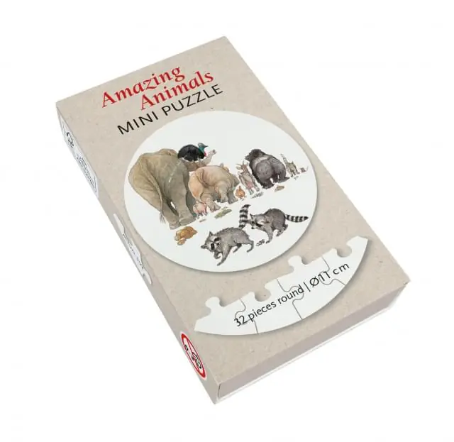 Koop Vandaag Puzzel rond 32 stukjes: Olifant, Uit ‘van Mug tot Olifant', Ingrid & Dieter Schubert