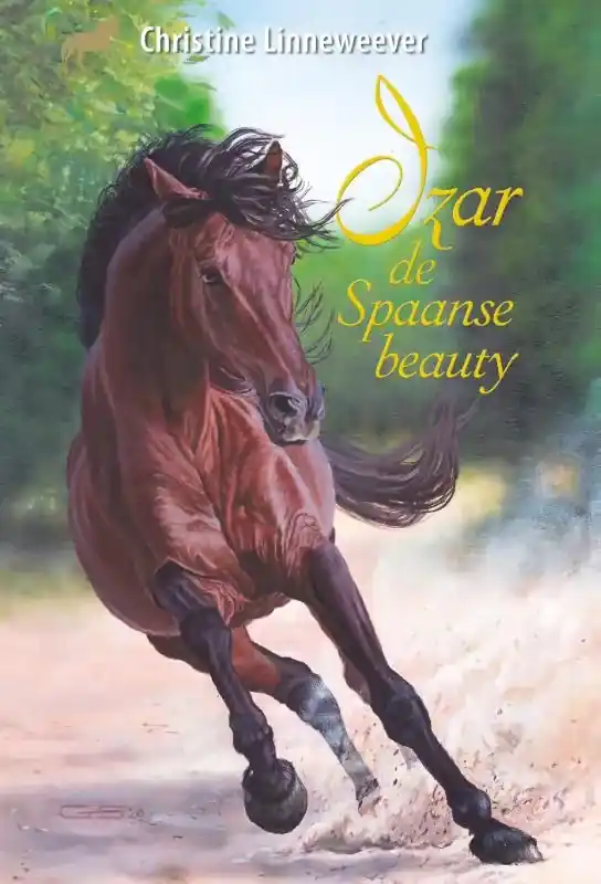 Express Levering Gouden paarden. Izar, de Spaanse beauty