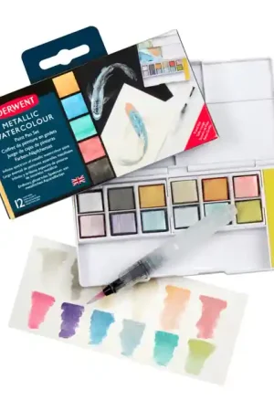 Bestseller Derwent Paint pan – set metallic