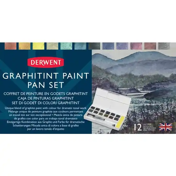 Derwent Paint pan – set graphitint Favoriet