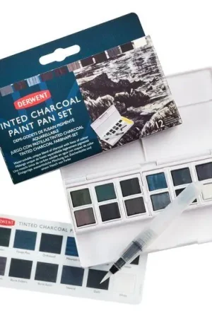 Derwent paint pan – set tinted charcoal Goedkoop