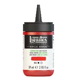Uitverkoop Liquitex acrylic gouache 59ml – S2 894 cadmium-free red medium