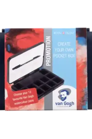 Van Gogh pocketbox – leeg donkerblauw Betrouwbaar