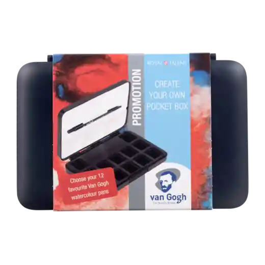 Van Gogh pocketbox – leeg donkerblauw Betrouwbaar