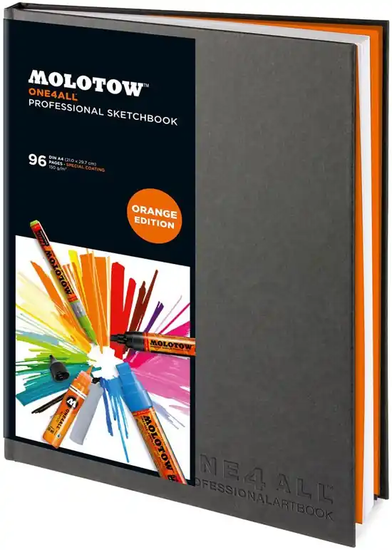Favoriet Molotow professional sketchbook – A4 portrait