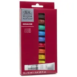 Winsor & Newton gouache – set 10 x 12ml Aanbieding