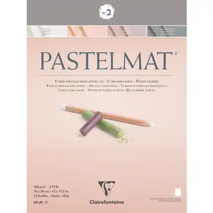 Clairefontaine pastelmat No 2 30 x 40 Op = Op