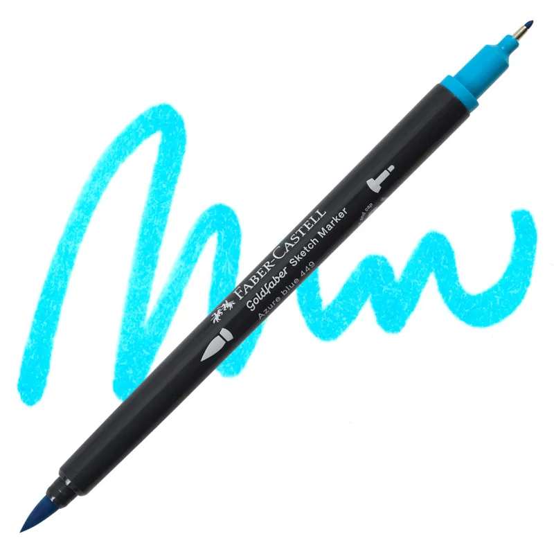Shop Nu Faber-Castell goldfaber sketch dualmarker – 451 saltwater blue