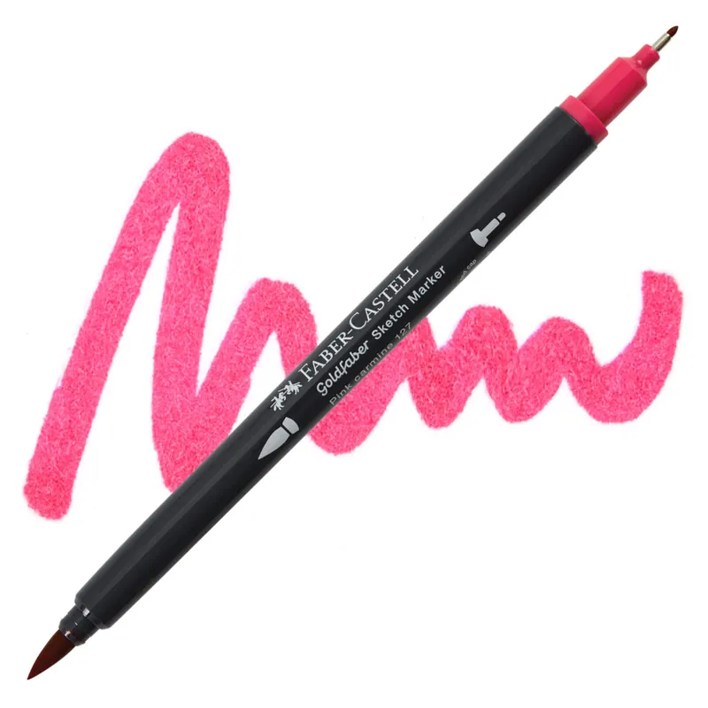 Faber-Castell goldfaber sketch dualmarker – 127 pink carmine Korting