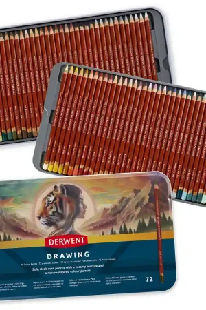 Derwent drawing – set 72 Populair