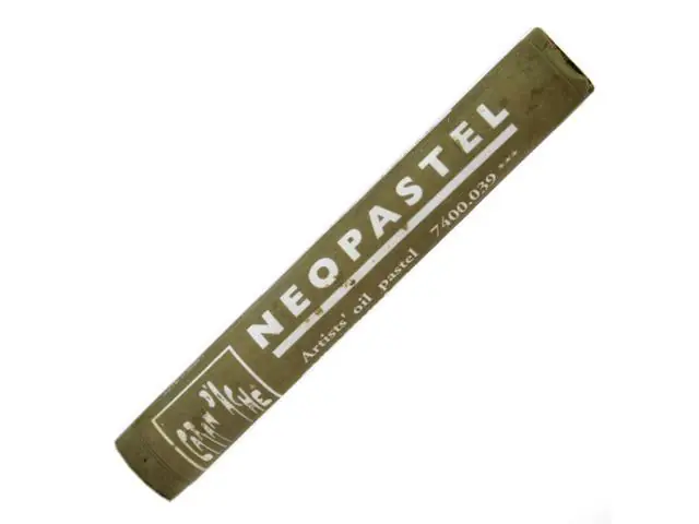 Uitverkoop Caran d'ache neopastel – 039 olive brown