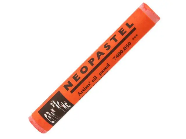 Caran d'ache neopastel – 050 flame red Finale Uitverkoop