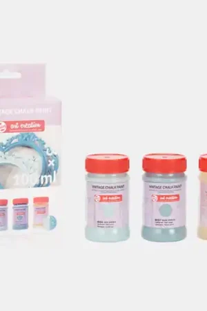 ArtCreation Vintage chalk paint – blauw – 3x100ml Beste Prijs