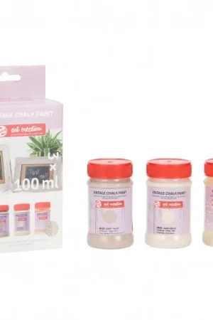 Nieuw ArtCreation vintage chalk paint – beige – 3x100ml