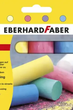 EberhardFaber Stoepkrijt – 6 stuks Nieuw