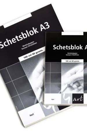 Nieuw Schetsblok A3 90 gram 100 vel