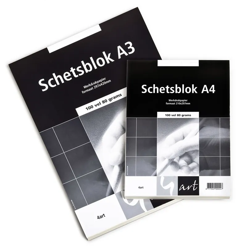 Nieuw Schetsblok A3 90 gram 100 vel