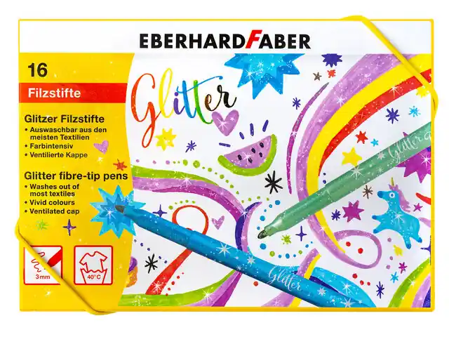 EberhardFaber glitter stiften – helder & pastel Op = Op