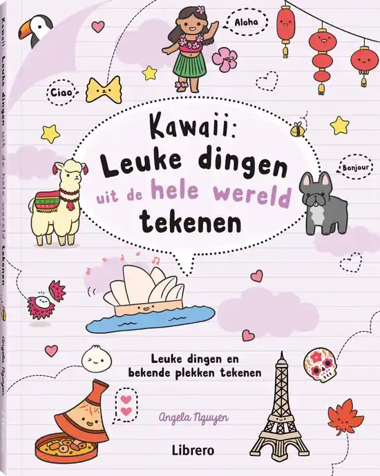 Snelle Levering Kawaii: leuke dingen uit de hele wereld tekenen, Angela Nguyen