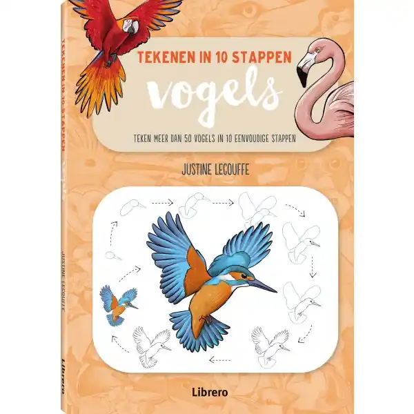 Laatste Kans Tekenen in 10 stappen – vogels – Justine Lecouffe