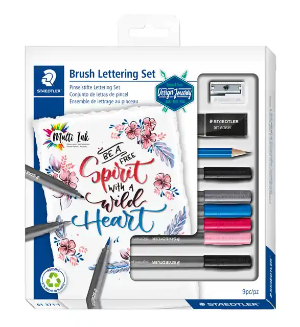 Express Levering Staedtler Design journey – brush lettering set